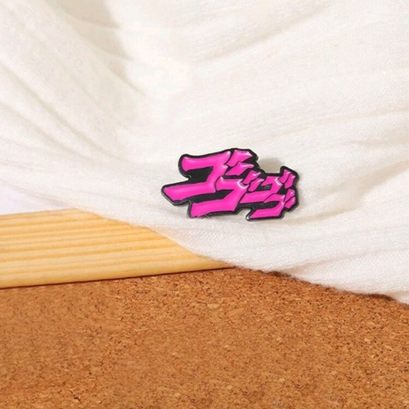 Jojo joestar anime manga pink Dio funny enamel pin jewelry mens women's decor - Picture 3 of 7